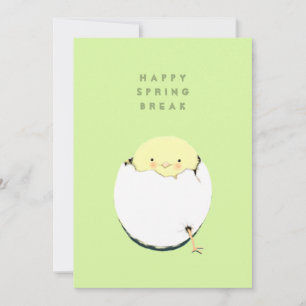 Cartes Pour Fêtes Annuelles Bonne pause printemps