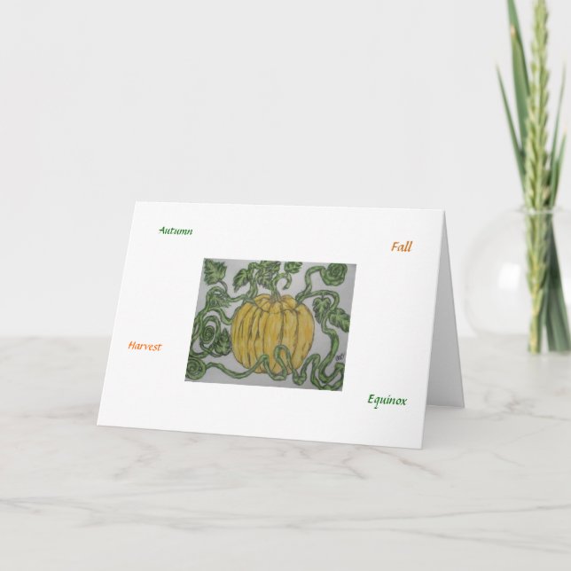 Cartes Pour Fêtes Annuelles Bonne récolte ! (Devant)