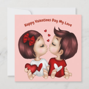 Cartes Pour Fêtes Annuelles Bonne Saint Valentin Mon amour