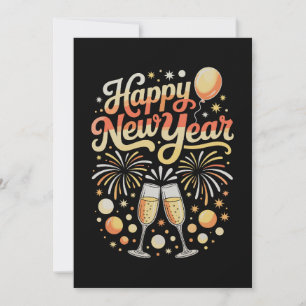 Cartes Pour Fêtes Annuelles Bonne soirée du Nouvel An Veille de Nouvel An Fête