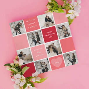 Cartes Pour Fêtes Annuelles Bonne Valentines Jour 8 Grille photo