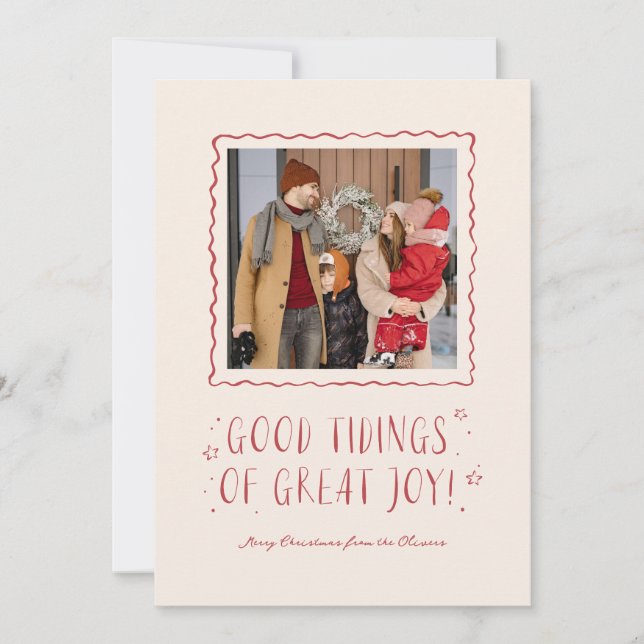 Cartes Pour Fêtes Annuelles Bonnes bouchées manuscrites fantaisie Noël (Devant)