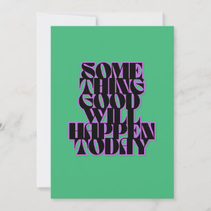 Cartes Pour Fêtes Annuelles Bonnes choses, Inspirationnelle, Manifestation, Ve