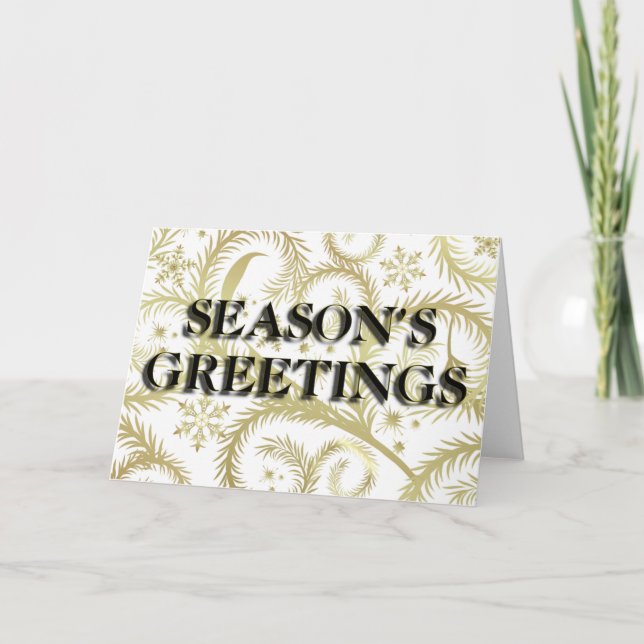 Cartes Pour Fêtes Annuelles Bonnes Fêtes (Devant)