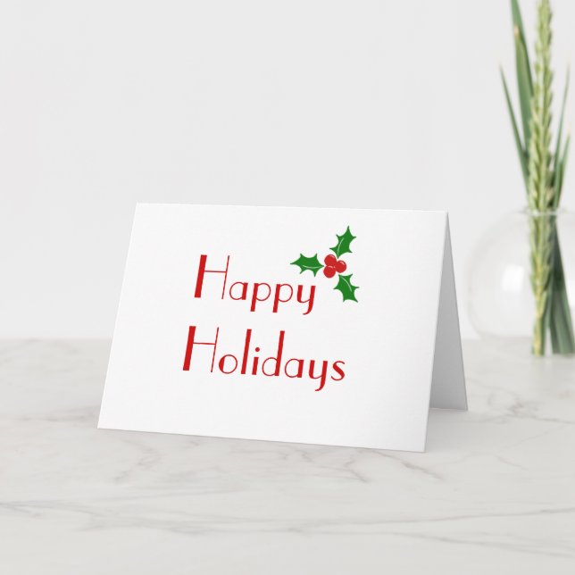 Cartes Pour Fêtes Annuelles Bonnes fêtes (Devant)