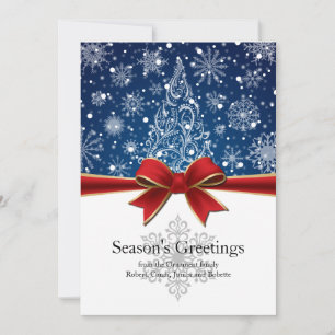 Cartes Pour Fêtes Annuelles Bonnes Fêtes Arbre de Noël Artistique Design