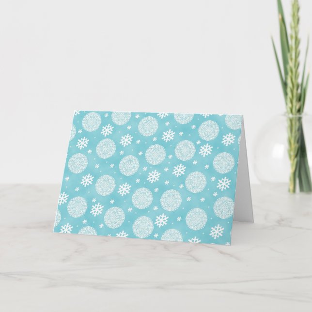 Cartes Pour Fêtes Annuelles Bonnes fêtes - bleu d'aqua (Devant)