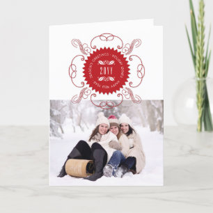 Cartes Pour Fêtes Annuelles Bonnes Fêtes Bonne année photo Seal