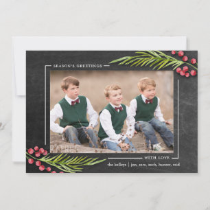 Cartes Pour Fêtes Annuelles Bonnes Fêtes Chalkboard Frame photo de la fête
