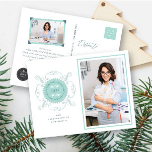 Cartes Pour Fêtes Annuelles Bonnes Fêtes Classic Seal Photo Business
