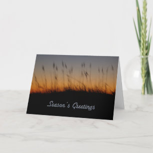 Cartes Pour Fêtes Annuelles Bonnes Fêtes d'avoine marine et de dunes au couche
