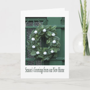 Cartes Pour Fêtes Annuelles Bonnes Fêtes de notre nouvelle maison