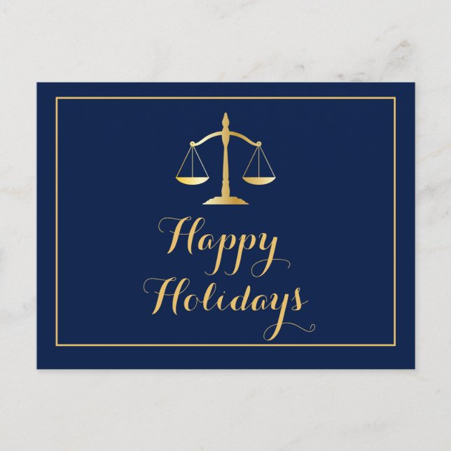 Cartes Pour Fêtes Annuelles Bonnes fêtes échelles de cabinet juridique de (Devant)