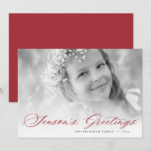 Cartes Pour Fêtes Annuelles Bonnes Fêtes   Élégant script photo