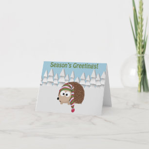 Cartes Pour Fêtes Annuelles Bonnes Fêtes Hérisson