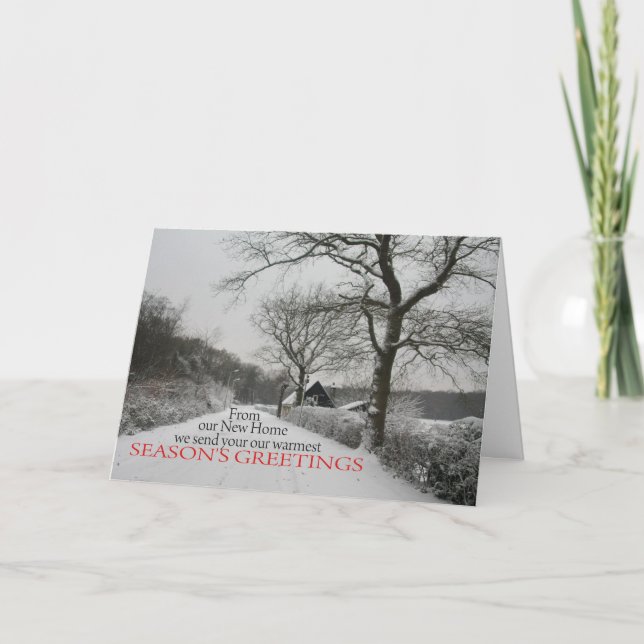 Cartes Pour Fêtes Annuelles Bonnes Fêtes merveilleuses de New Home (Devant)