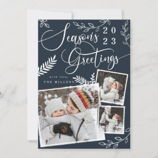 Cartes Pour Fêtes Annuelles Bonnes Fêtes Noël brillant 3 Photo