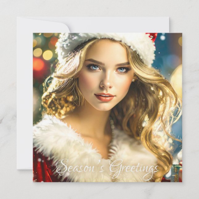 Cartes Pour Fêtes Annuelles Bonnes Fêtes - Noël nostalgique (Devant)