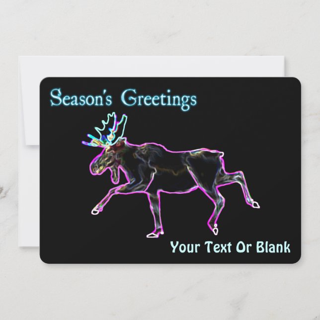 Cartes Pour Fêtes Annuelles Bonnes Fêtes - Oie électrique (Devant)