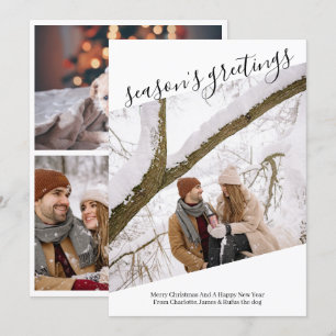 Cartes Pour Fêtes Annuelles Bonnes Fêtes photo personnalisée Noël