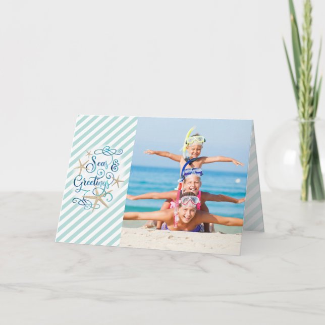 Cartes Pour Fêtes Annuelles Bonnes Fêtes tropicales, 4 photos (Devant)