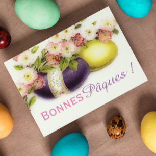 Cartes Pour Fêtes Annuelles Bonnes Pâques - Oeufs Vintages de Pâques