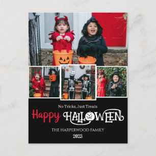 Cartes Pour Fêtes Annuelles Boo citrouille jack-o-lantern Happy Halloween 4 Ph