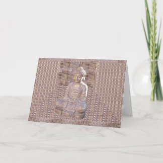 Cartes Pour Fêtes Annuelles Bouddha Bouddhiste Statue Idole Spirituelle Paix H