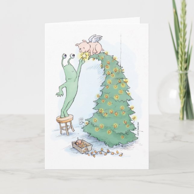 Cartes Pour Fêtes Annuelles boue et pigangeau (Devant)