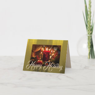 Cartes Pour Fêtes Annuelles Bougie de Noël