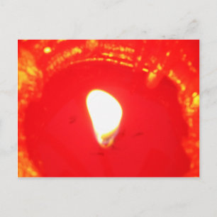 Cartes Pour Fêtes Annuelles Bougie rouge, flamme, Bougie, Amour de Noël