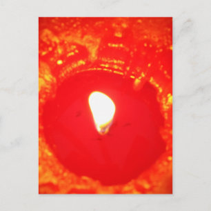 Cartes Pour Fêtes Annuelles Bougie rouge, flamme, Bougie, Amour de Noël