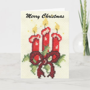 Cartes Pour Fêtes Annuelles bougies de noël