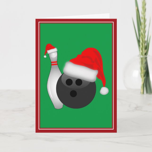 Cartes Pour Fêtes Annuelles Boule de Noël et épingle (Devant)