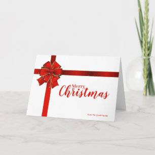 Cartes Pour Fêtes Annuelles Boule de Noël étincelante