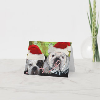 Cartes Pour Fêtes Annuelles Bouledogues