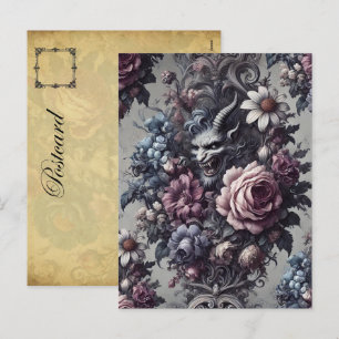 Cartes Pour Fêtes Annuelles Bouquet de Baphomet - gothique victorien