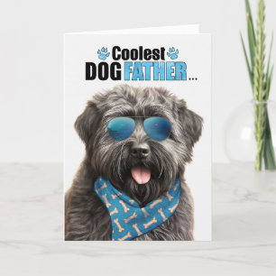 Cartes Pour Fêtes Annuelles Bouvier Dog Coolest Papa Jamais Fête des pères