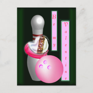 Cartes Pour Fêtes Annuelles Bowling Valentine