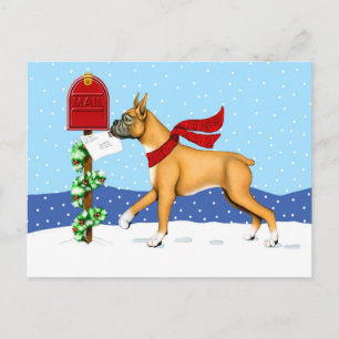 Cartes Pour Fêtes Annuelles Boxe Noël