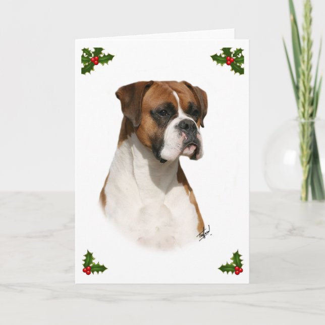 Cartes Pour Fêtes Annuelles Boxeur 9Y349D-079 (Devant)