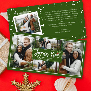 Cartes Pour Fêtes Annuelles Bracelet Noël Joyeux Noel Script Simple 4 Photo