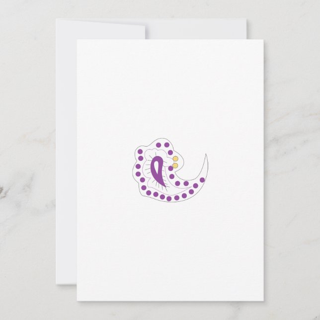 Cartes Pour Fêtes Annuelles Bransoletka z serduszkiem Style, aubergine légère (Devant)