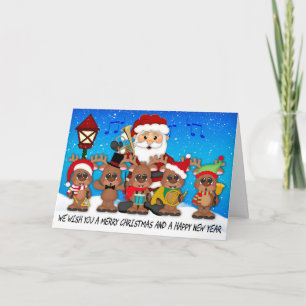 Cartes Pour Fêtes Annuelles Brass Band