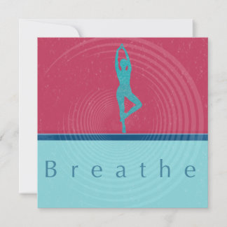 Cartes Pour Fêtes Annuelles Breathe Art Card