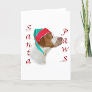 Cartes Pour Fêtes Annuelles Bretagne Espagne Père Noël Paws