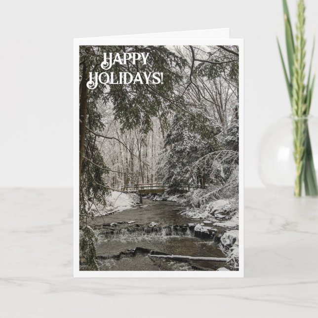 Cartes Pour Fêtes Annuelles Bridal Veil (Devant)