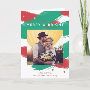 Cartes Pour Fêtes Annuelles Brochures modernes et or   Photo de Noël