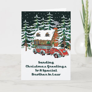 Cartes Pour Fêtes Annuelles Brother In Law voeux de Noël