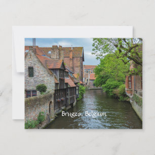 Cartes Pour Fêtes Annuelles Bruges, Belgique (étiqueté)